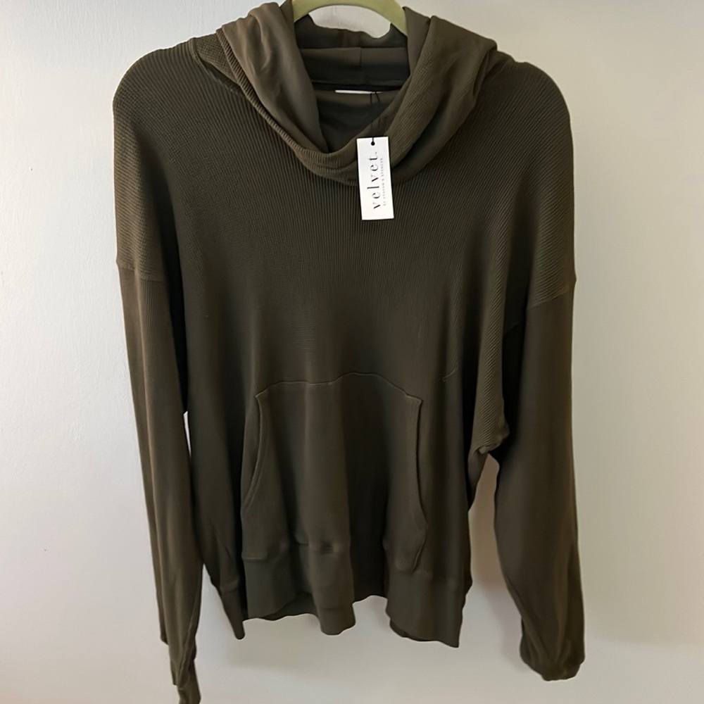 Velvet by Graham & Spencer Thermal Hoodie